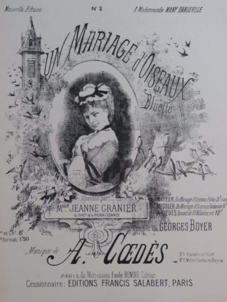 Un Mariage D'Oiseaux Varioustes (Cht-Pno